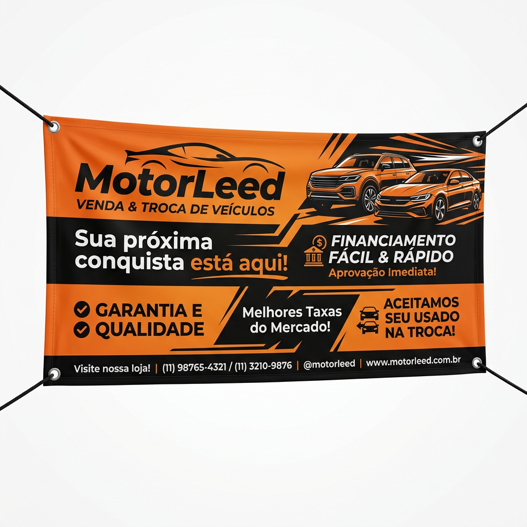 Faixa / Banner Personalizado para Pátio