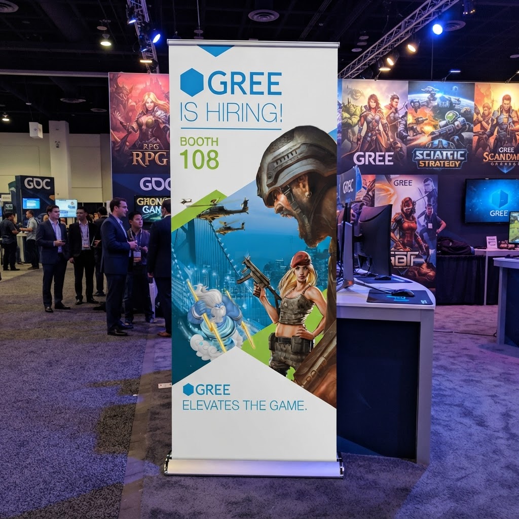 GDC Booth · Hiring Banner