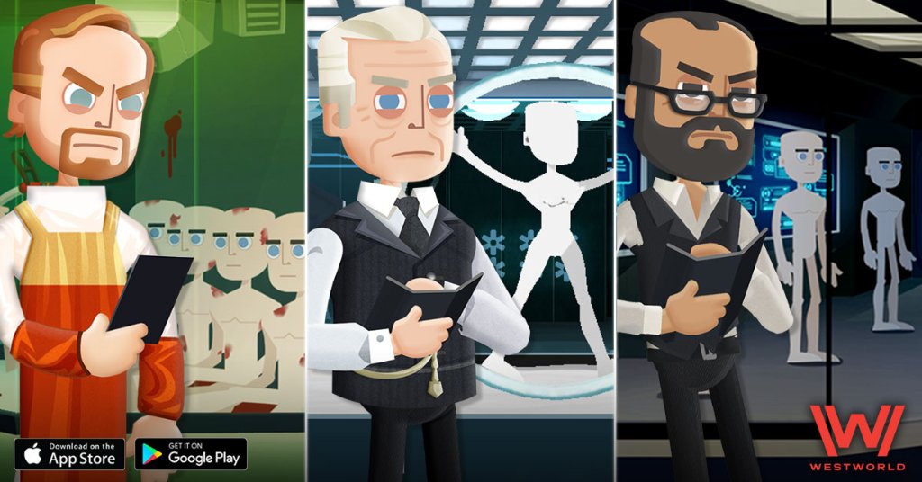 Hidden rooms character triptych