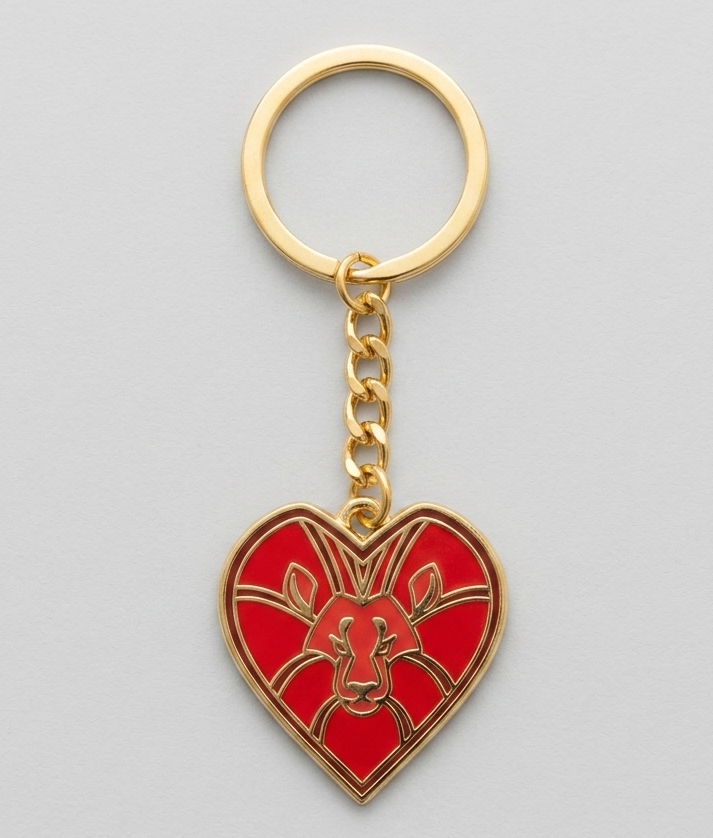 Lion Heart keychain