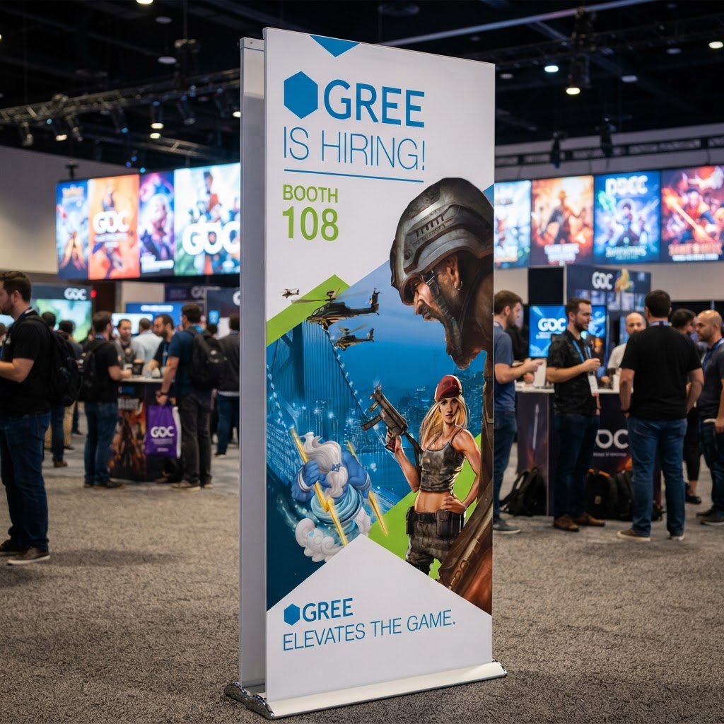 GDC Booth · Hiring Banner