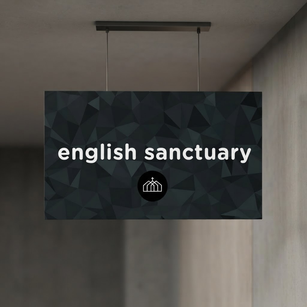 Hanging Sign — English Sanctuary