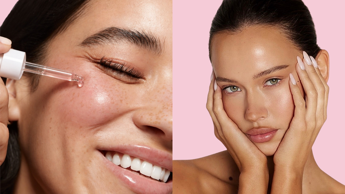 Luce di Bellezza skincare ritual on luminous, dewy skin