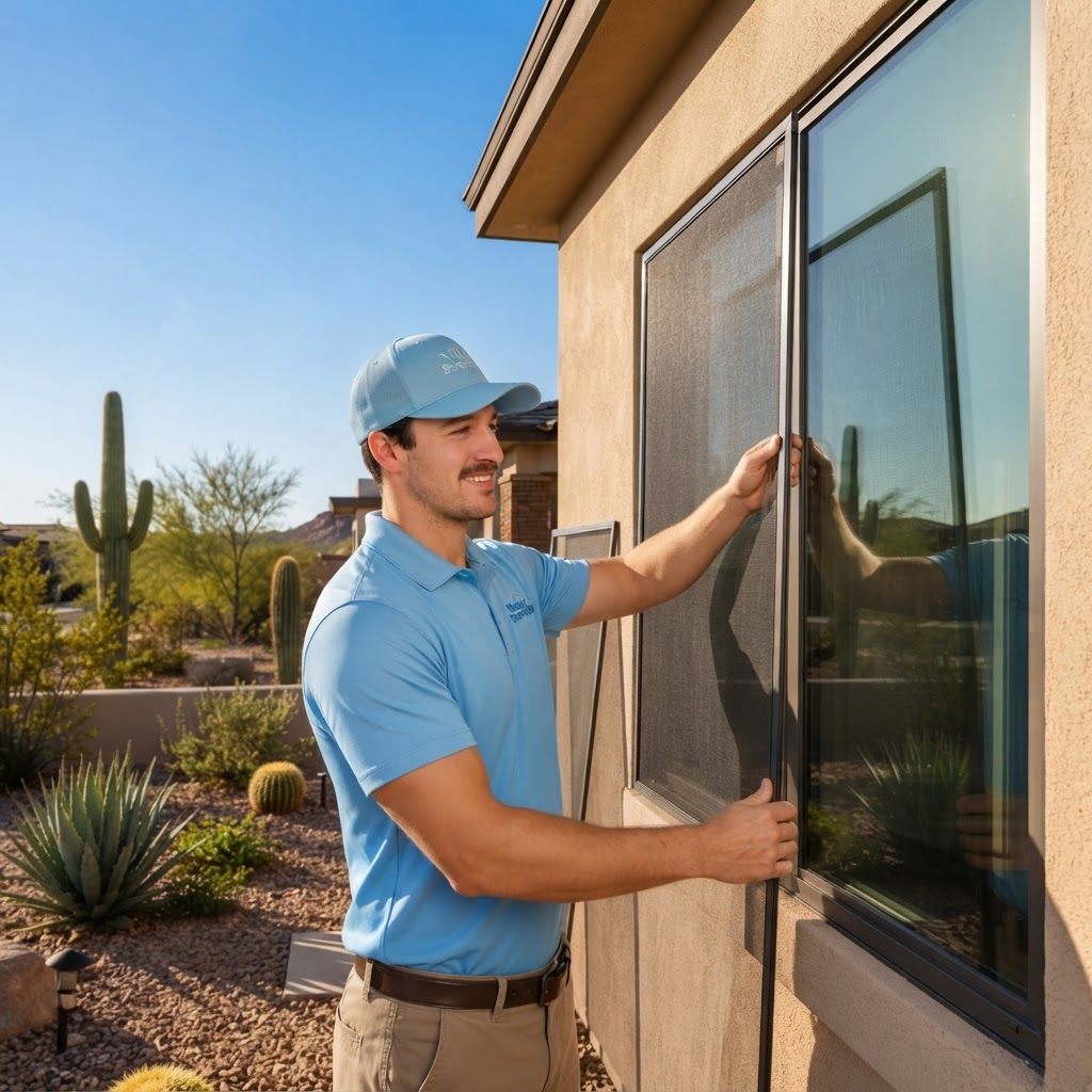 Window Screen Repair in North Scottsdale, AZ: Desert-Ready Screens for Custom Homes