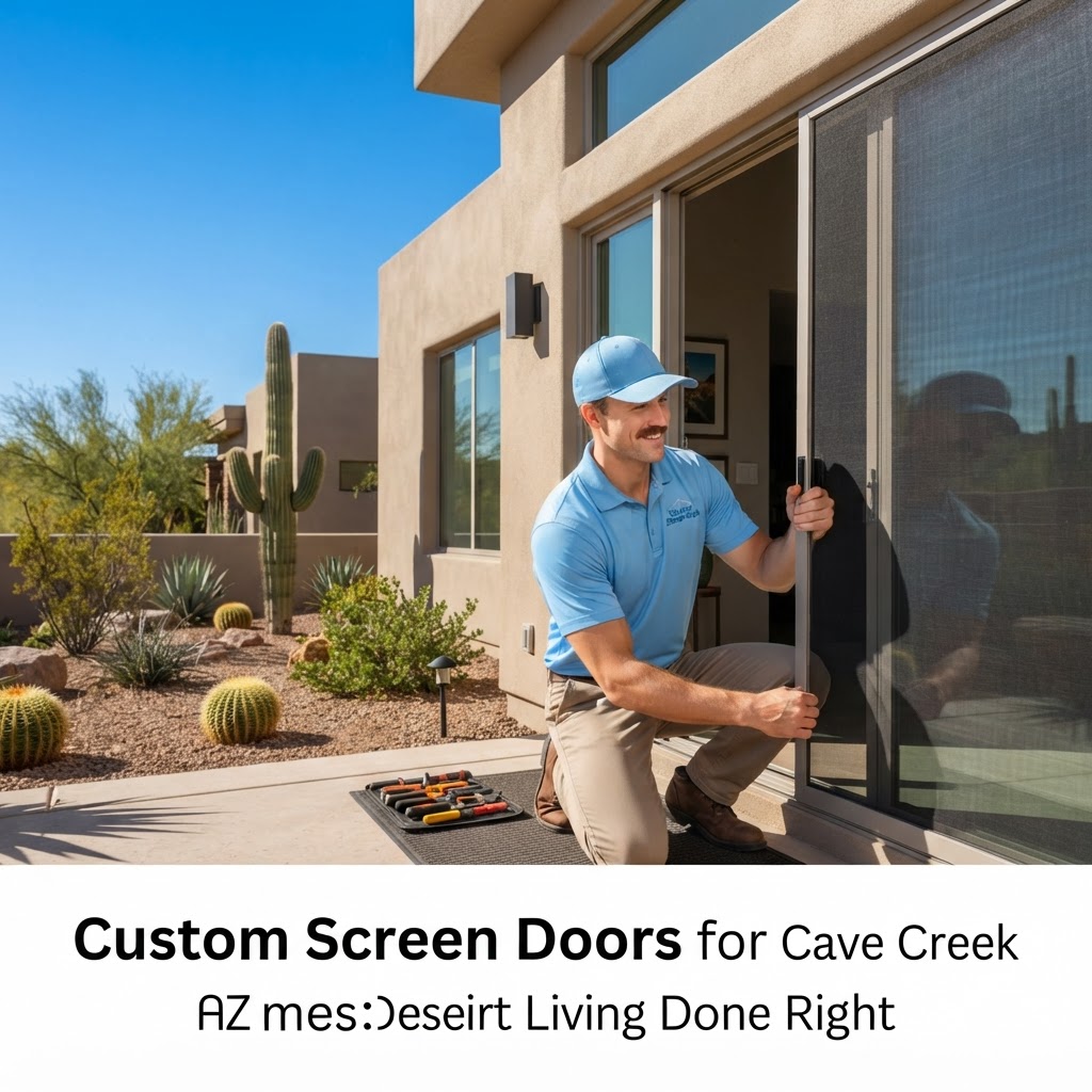 Custom Screen Doors for Cave Creek, AZ Homes: Desert Living Done Right