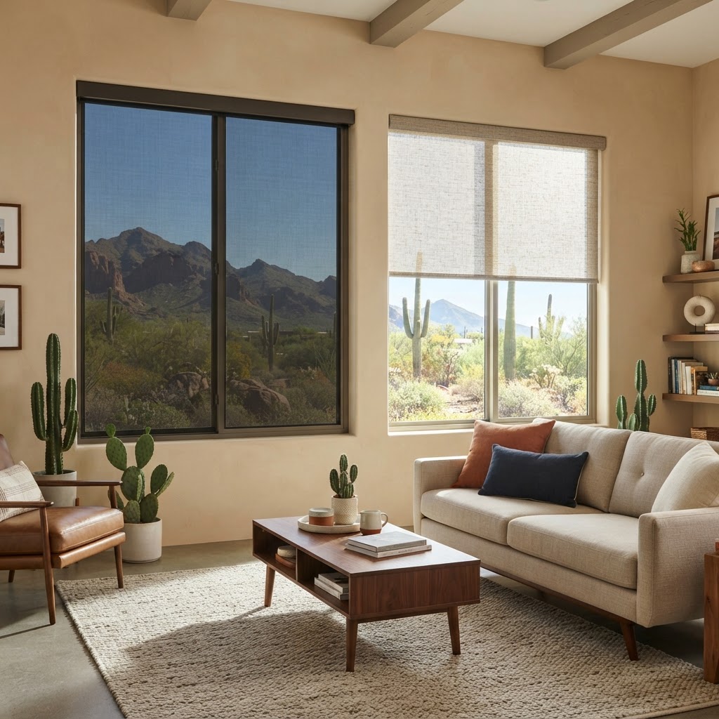 Solar Screens vs. Window Shades for Brighter Rooms
