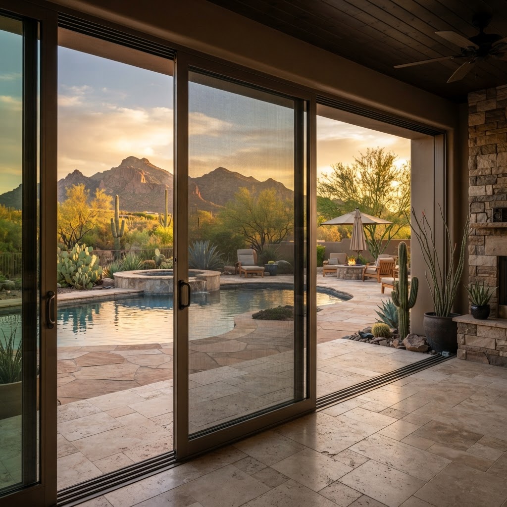 Retractable Screen Doors in Glendale, AZ: Desert Comfort Without the Bugs