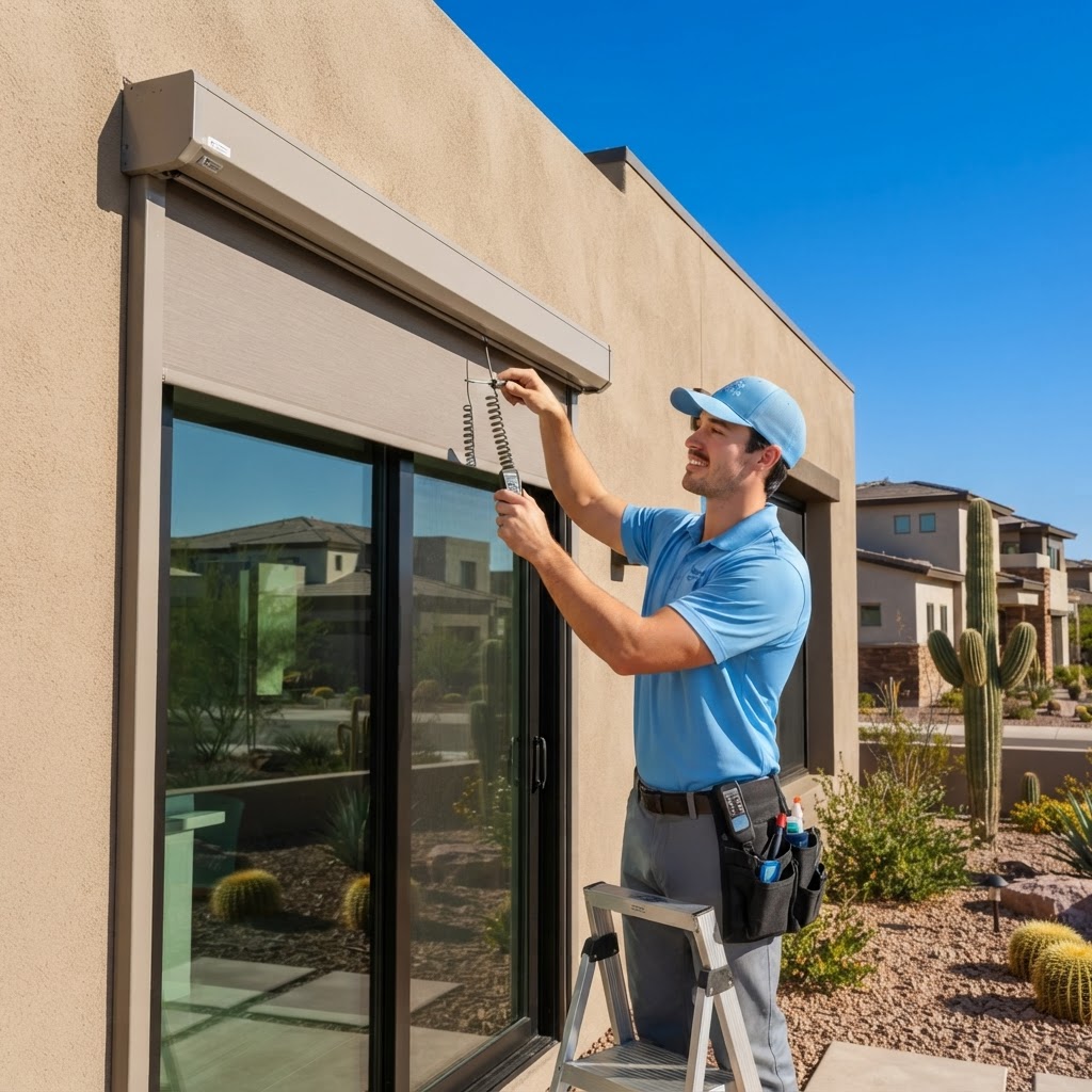 Motorized Shades for Large Windows and Sliding Doors in Arizona Homes