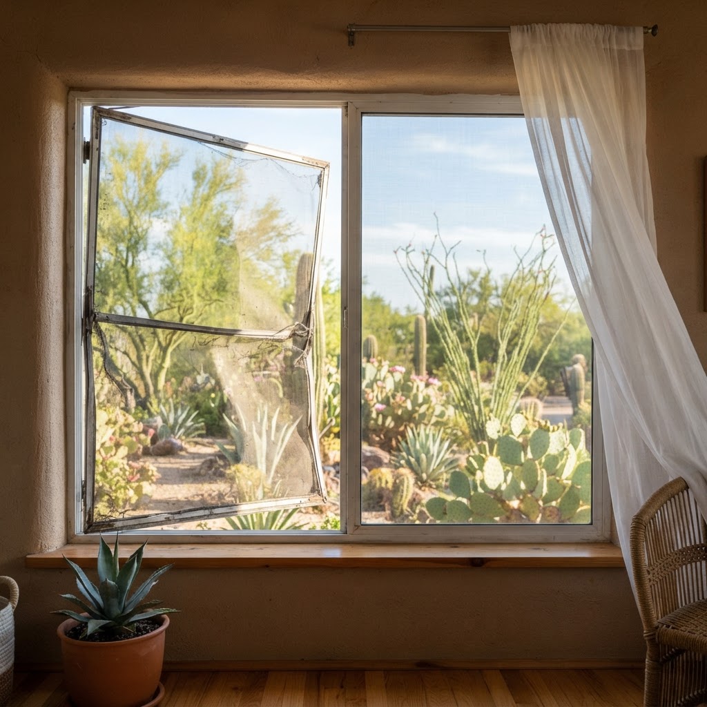 How Damaged Window Screens Reduce Home Airflow