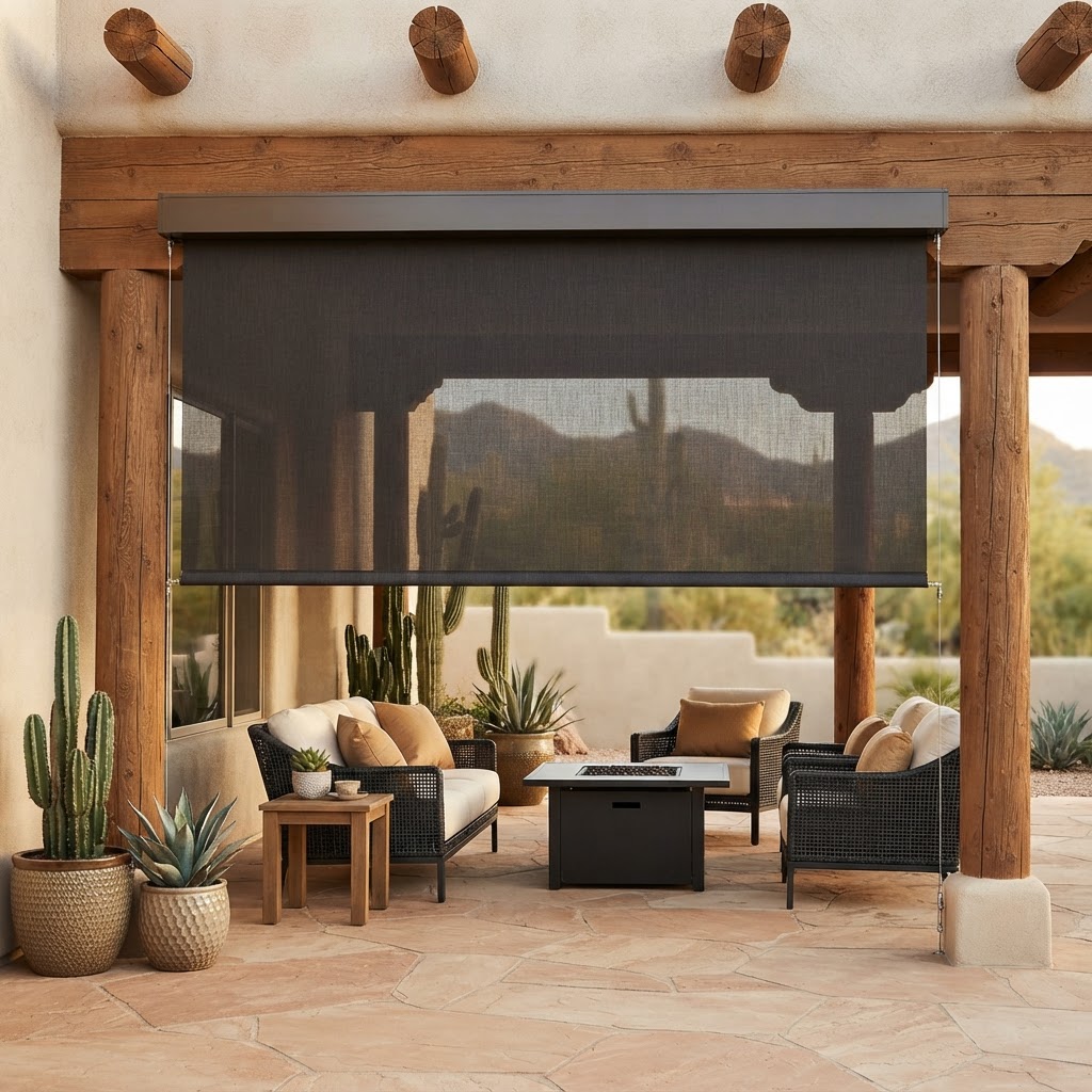 Motorized Exterior Shades