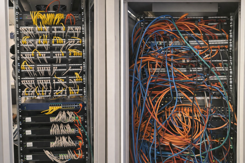 Network cabling installation