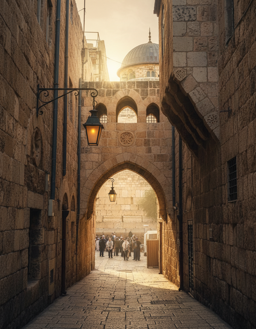 Jerusalem old city alley