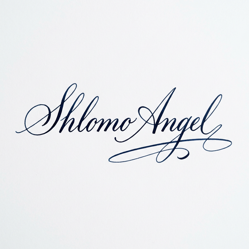 Shlomo Angel signature