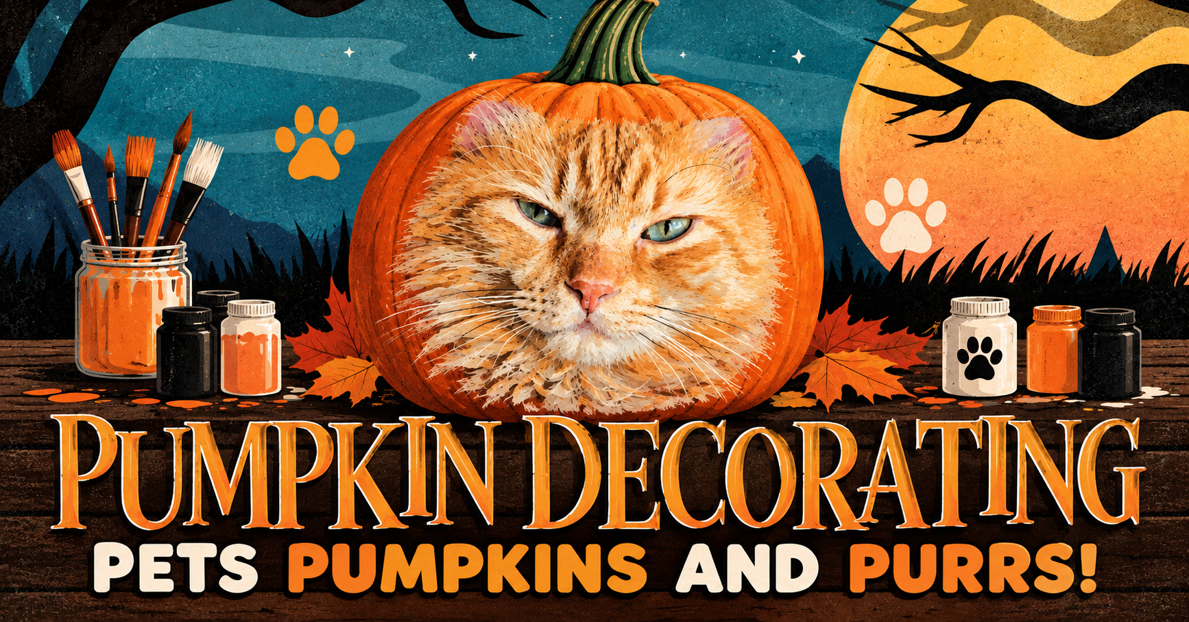 Pumpkin Decorating — Pets, Pumpkins and Purrs