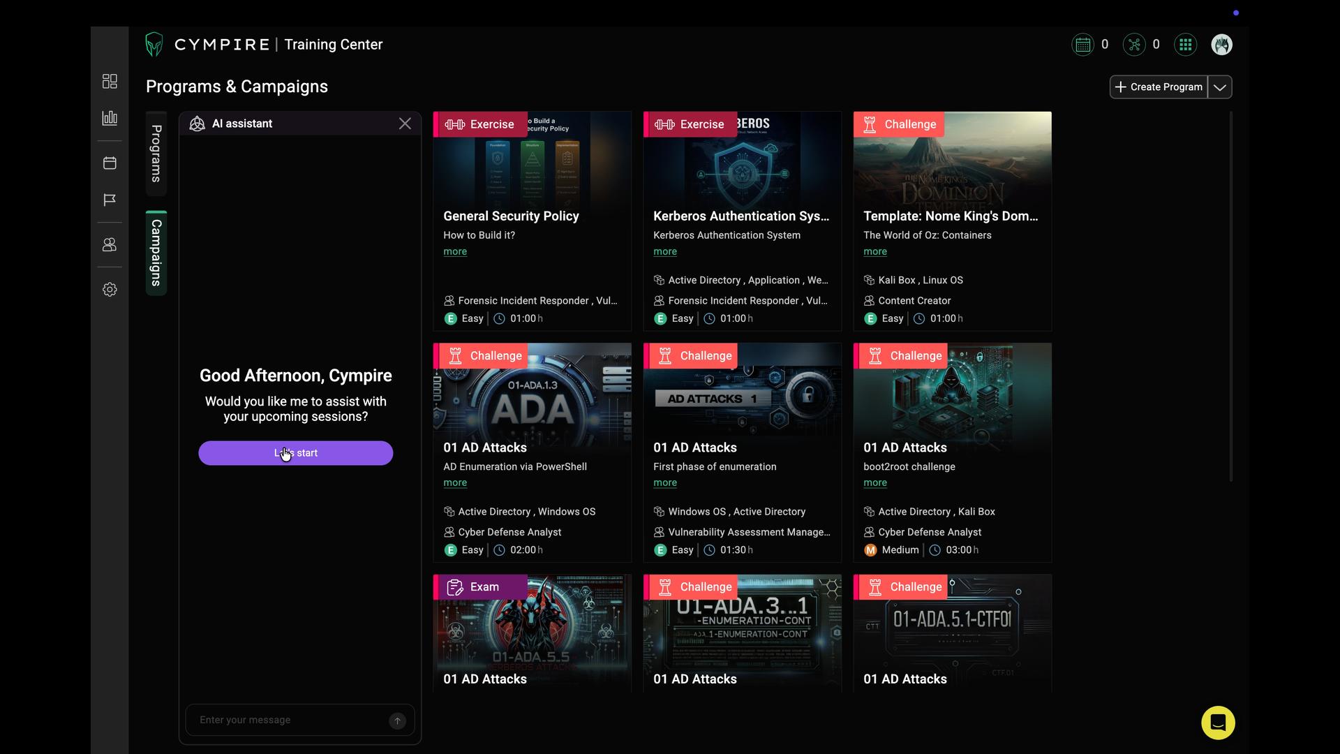 Cympire AI Assistant