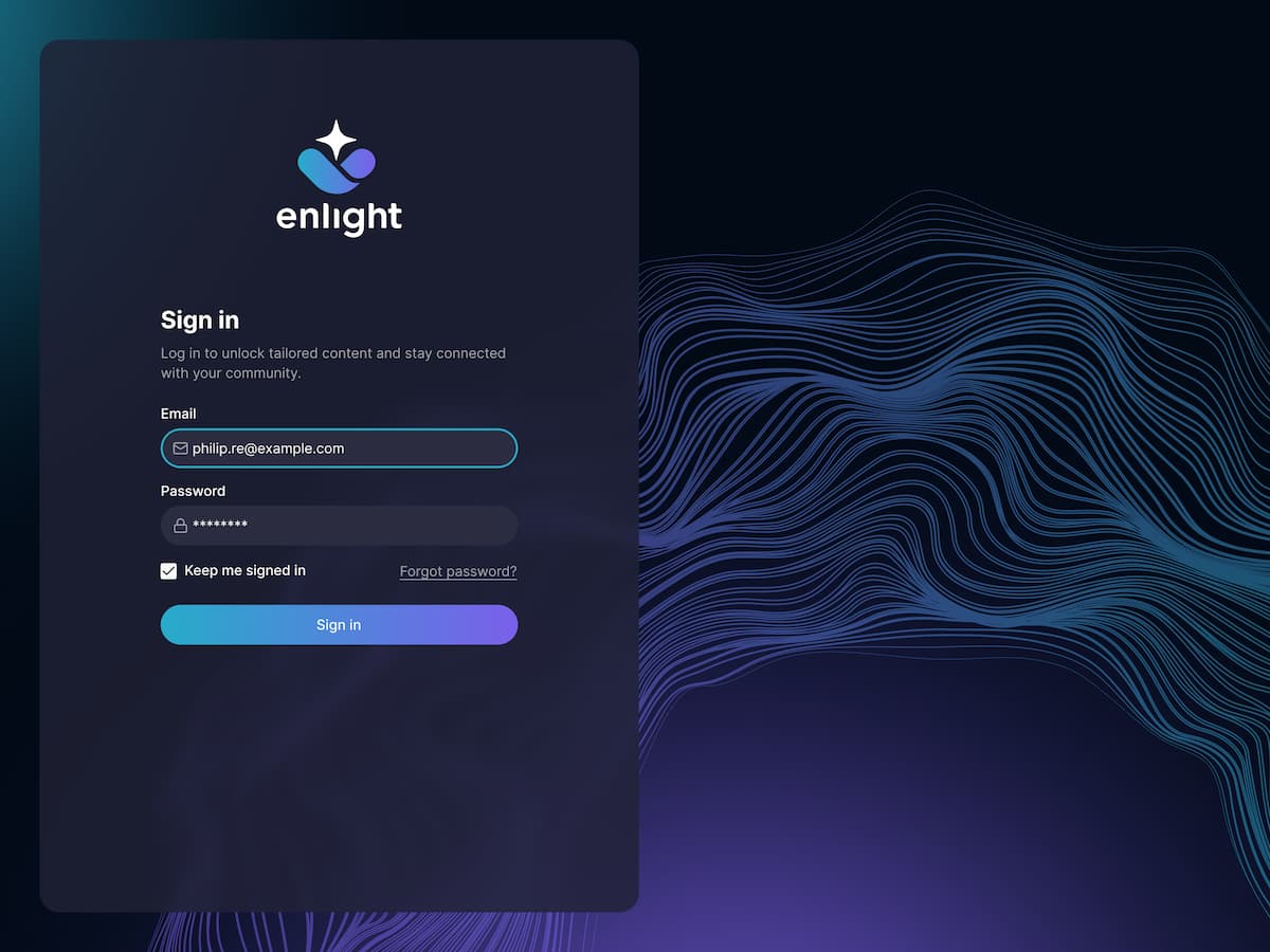 Enlight platform screenshot