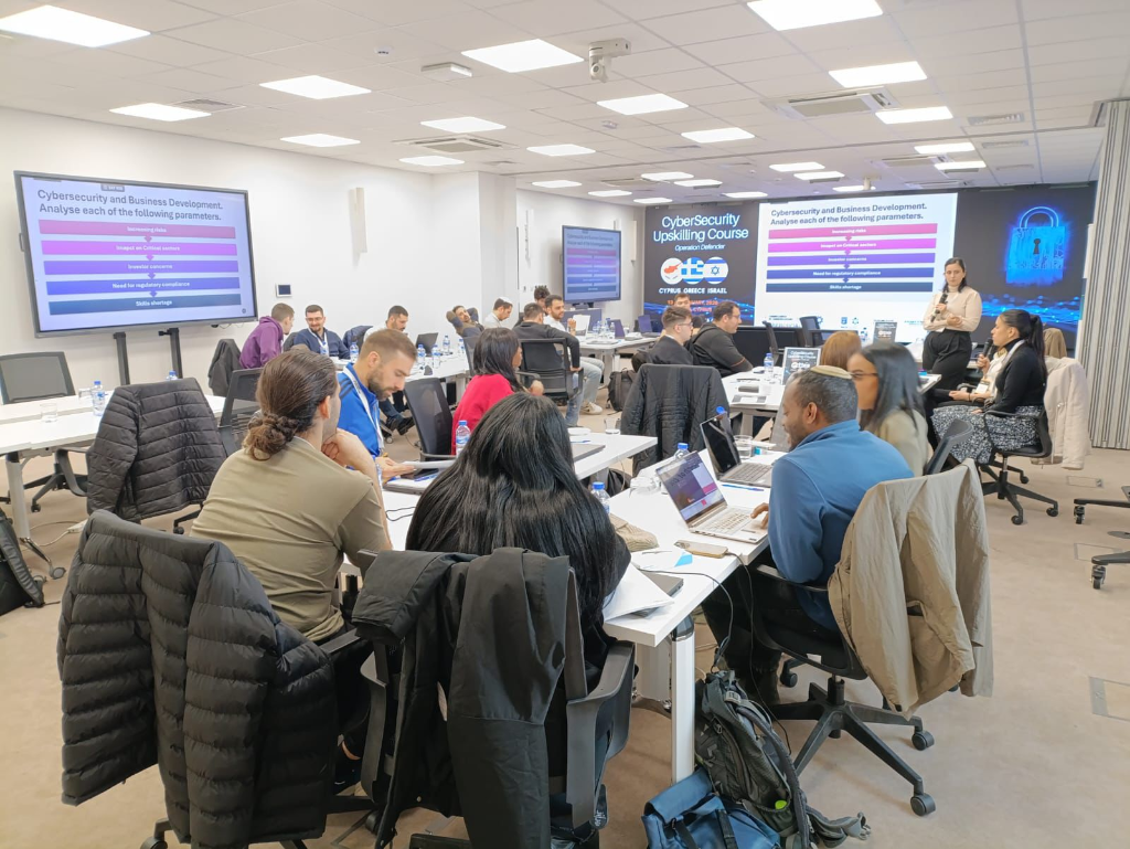Cybersecurity Upskilling Course classroom session