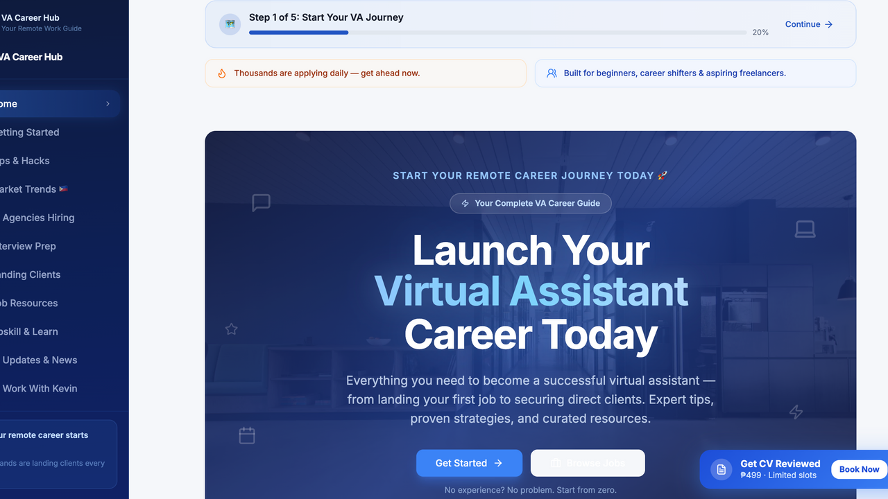 Remote Guide template preview