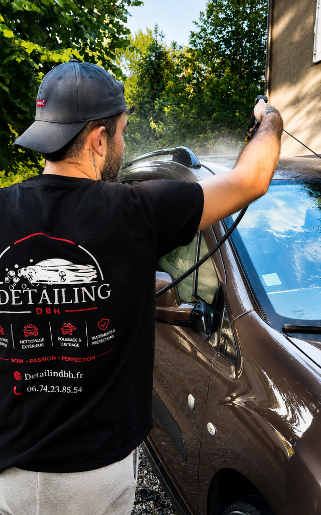 Voiture de luxe détaillée
