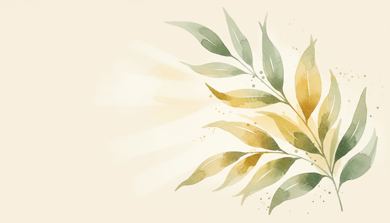 Botanical watercolor illustration