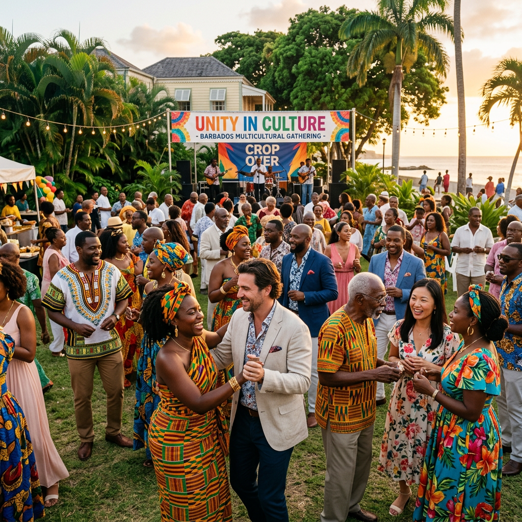 Mixed-race community gathering - Global Freedom Festival