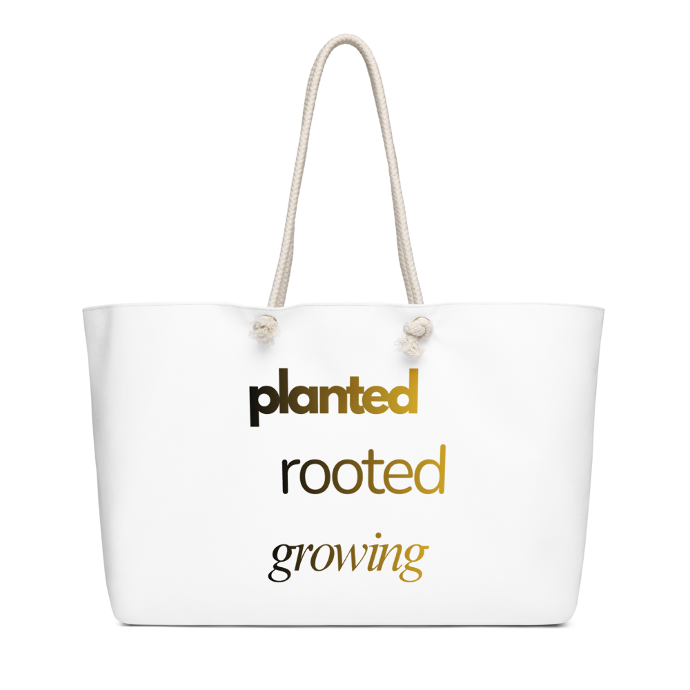 Planted Rooted Growing Weekender Bag