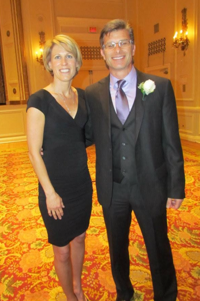 George Mrsic with Andrea Neil