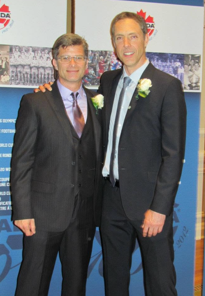 George Mrsic with Craig Forrest