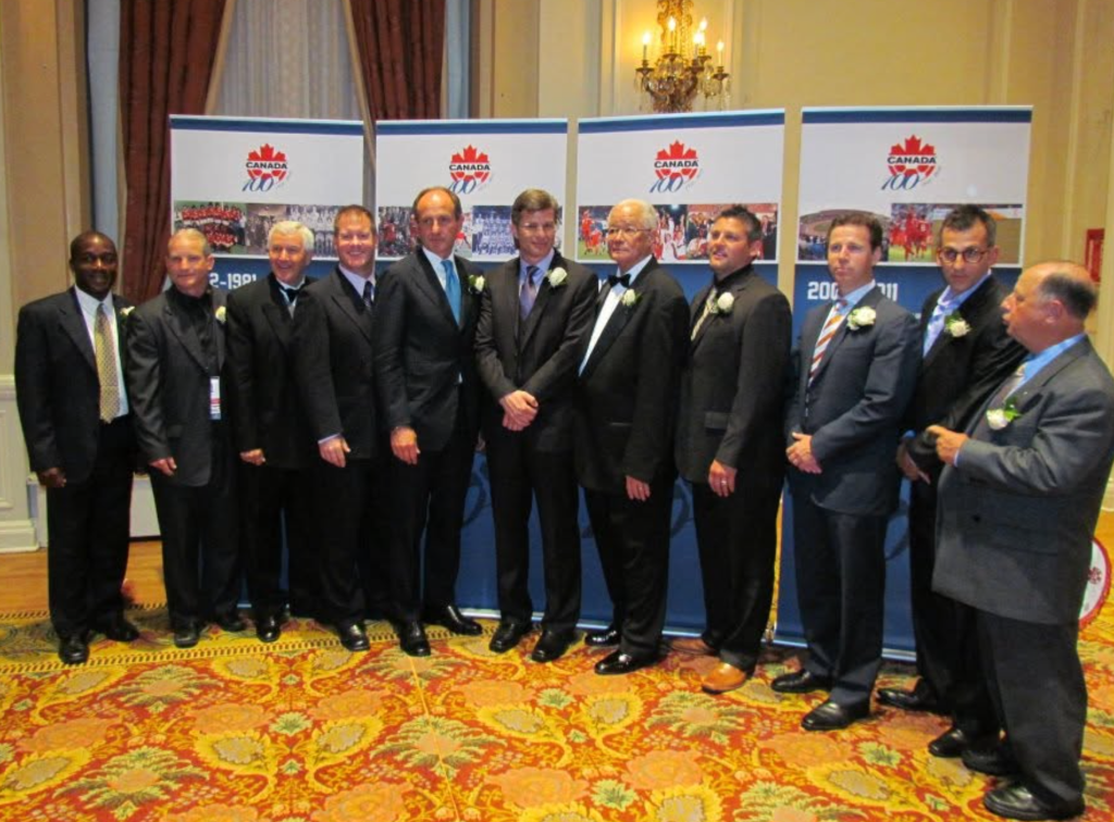Canada Soccer Hall of Fame group photo