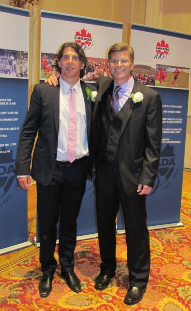 George Mrsic with Nick Dasovic