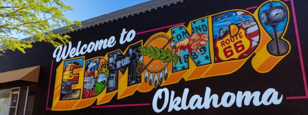 Welcome to Edmond Oklahoma mural