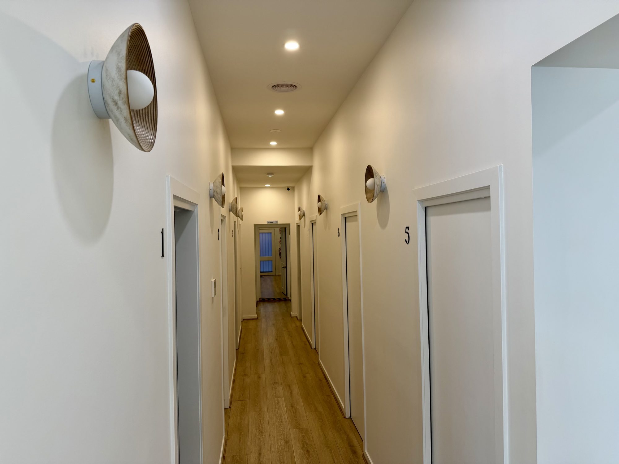 Treatment hallway at Zelica HealthLand
