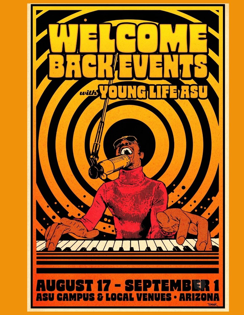 Young Life College Welcome Week Flyer