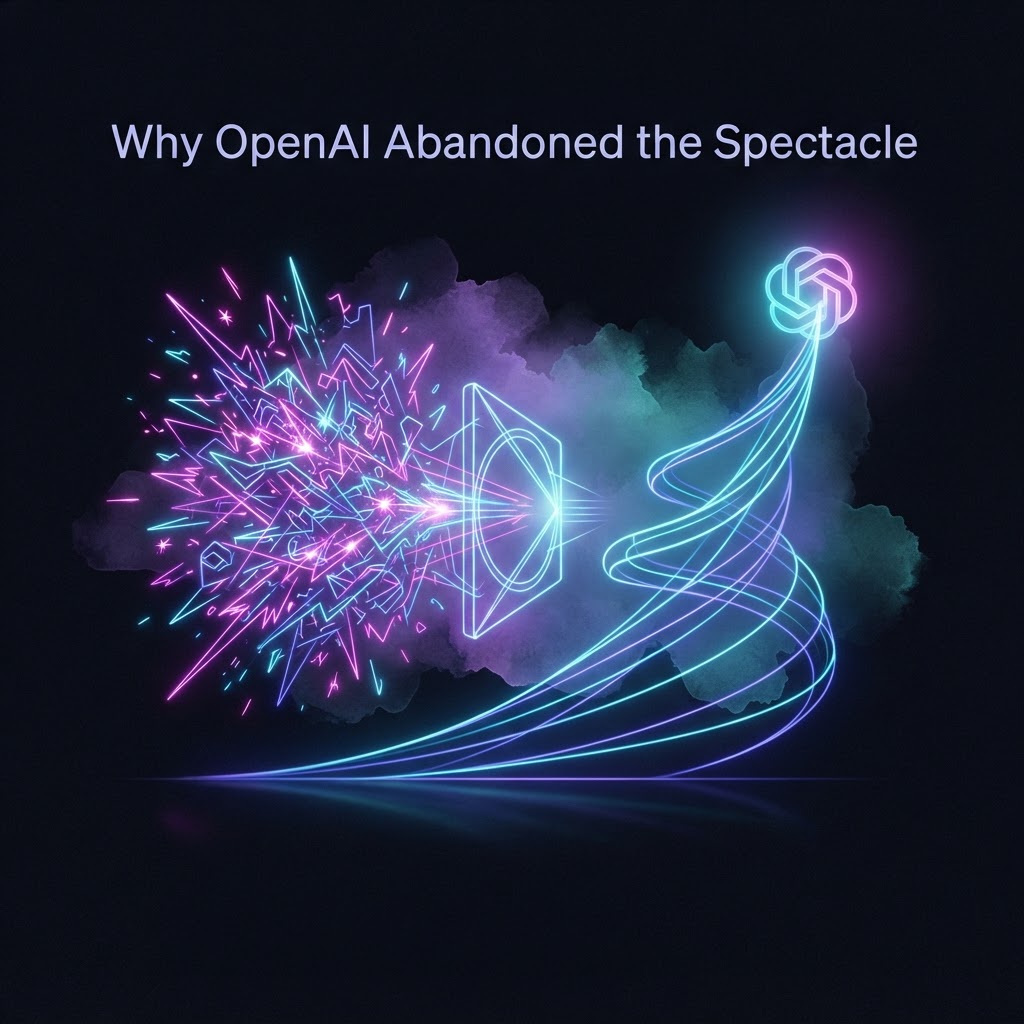 The Great Refinement: Why OpenAI Abandoned the Spectacle
