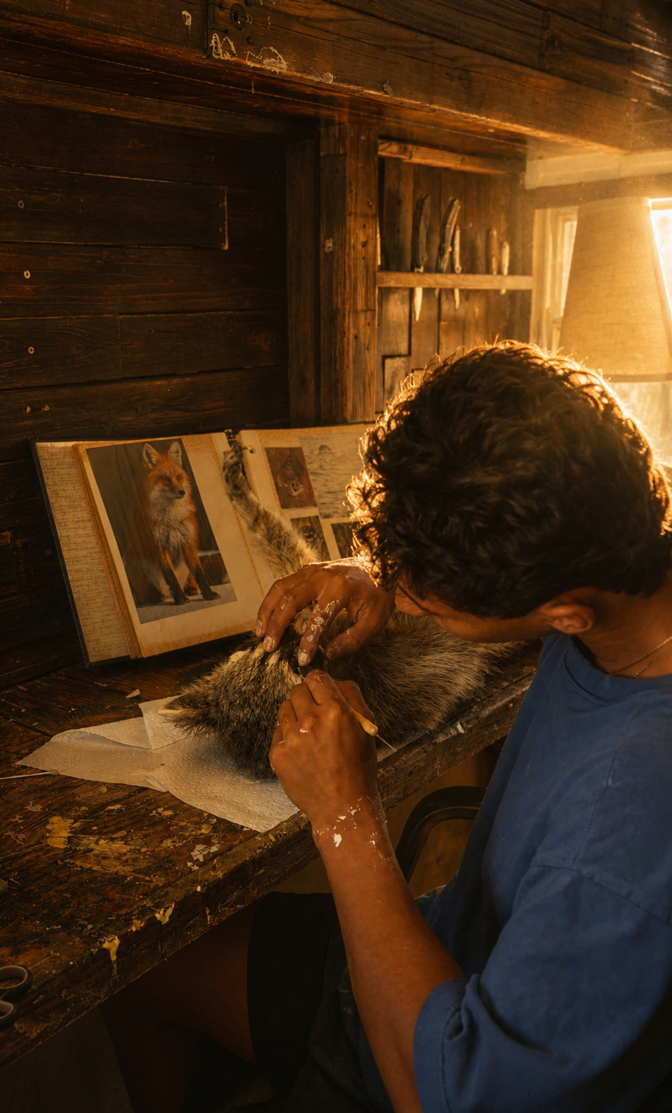 Artist at work