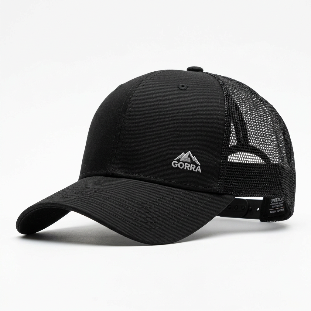 Gorra Gabardina con Malla