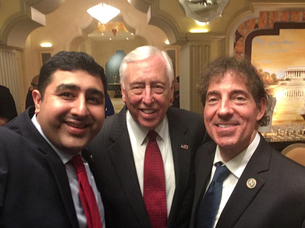 With Reps. Steny Hoyer & Jamie Raskin at an event