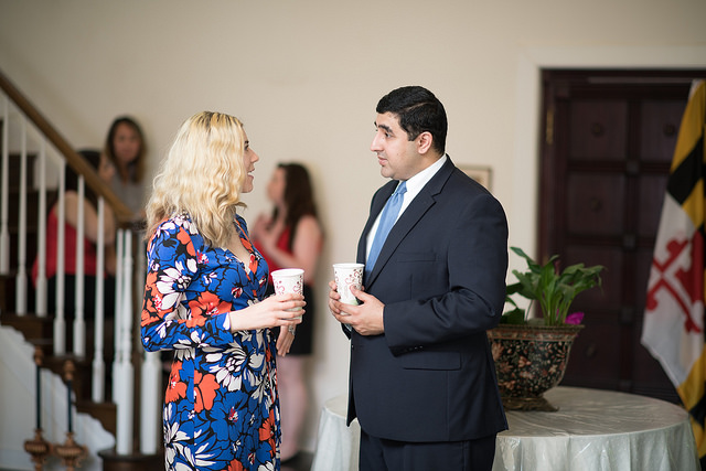 Speaking with a small business owner