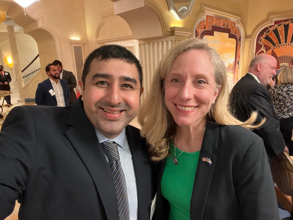 With Va. Gov. Abigail Spanberger