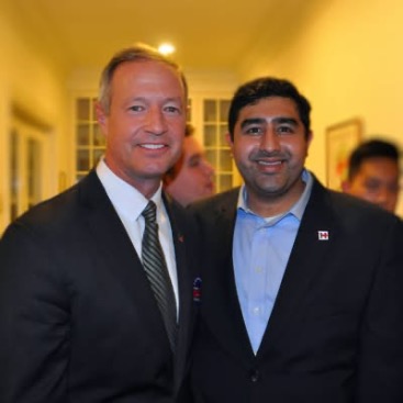 With former Maryland Governor Martin O'Malley