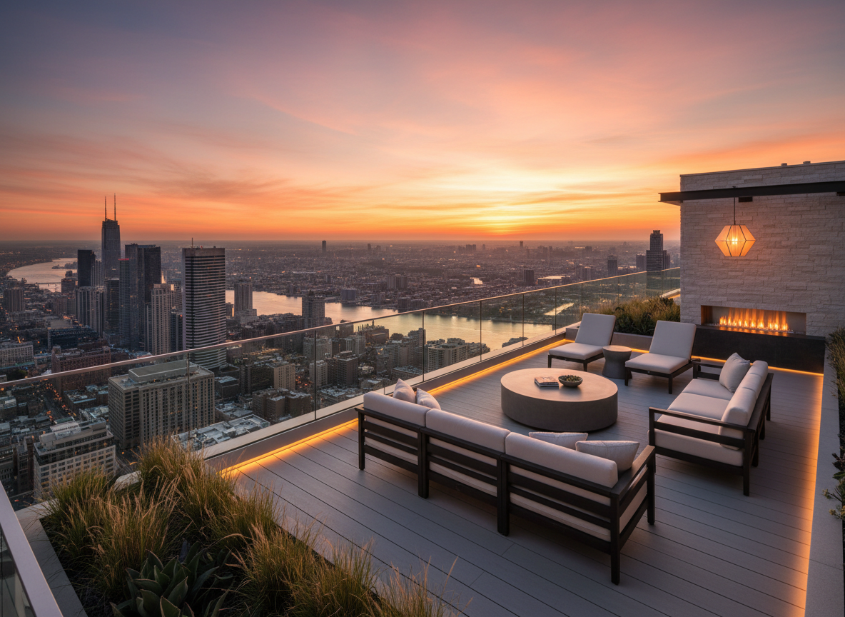 Penthouse cu Vedere Panoramică