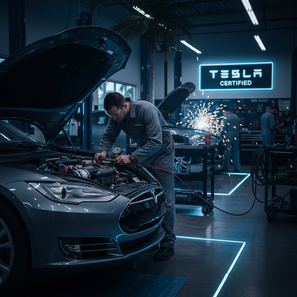 Expert Tesla AC Repair in Miami: Keep Your Cool This Summer