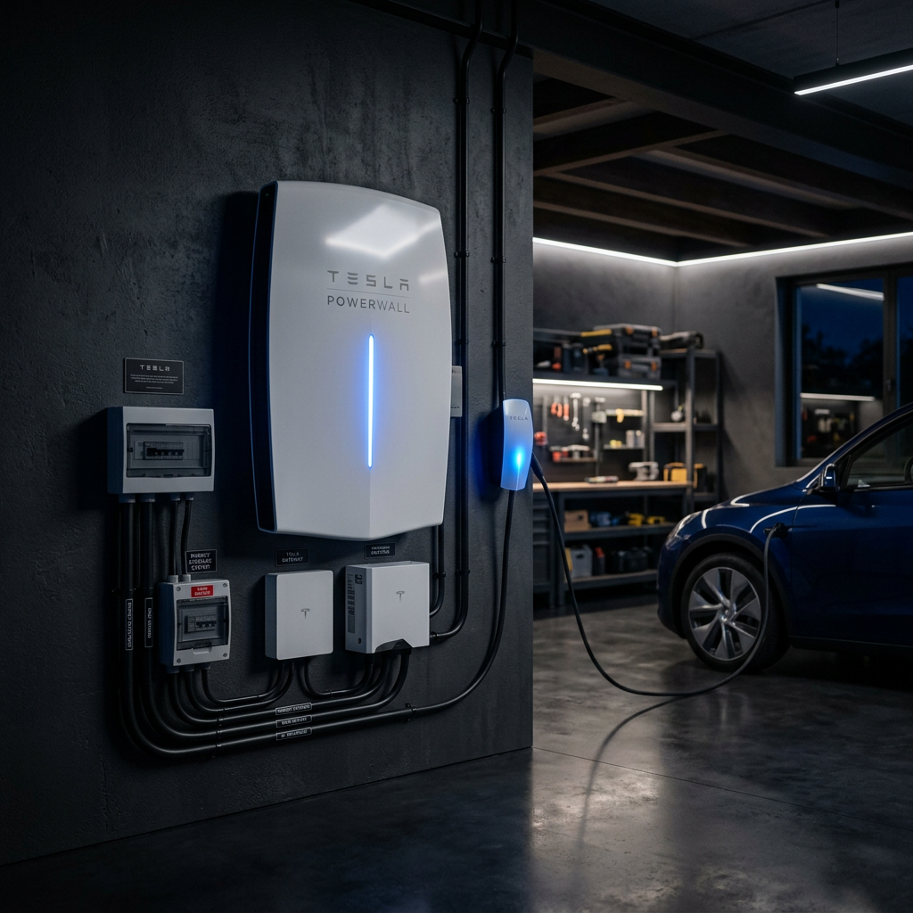 Tesla Battery Installation