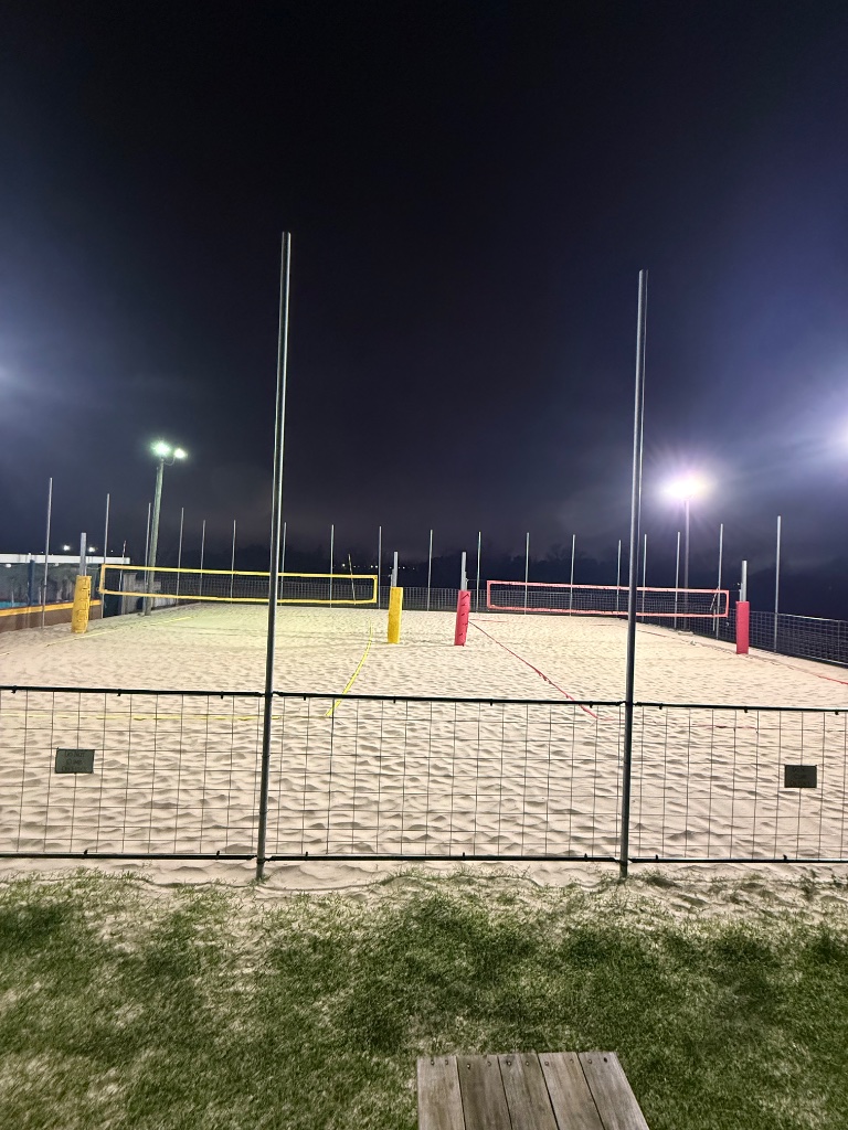 The Bing venue at night