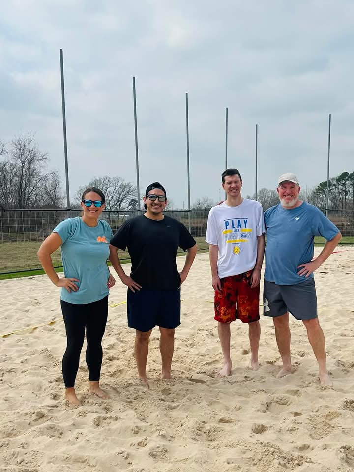 Team at the court