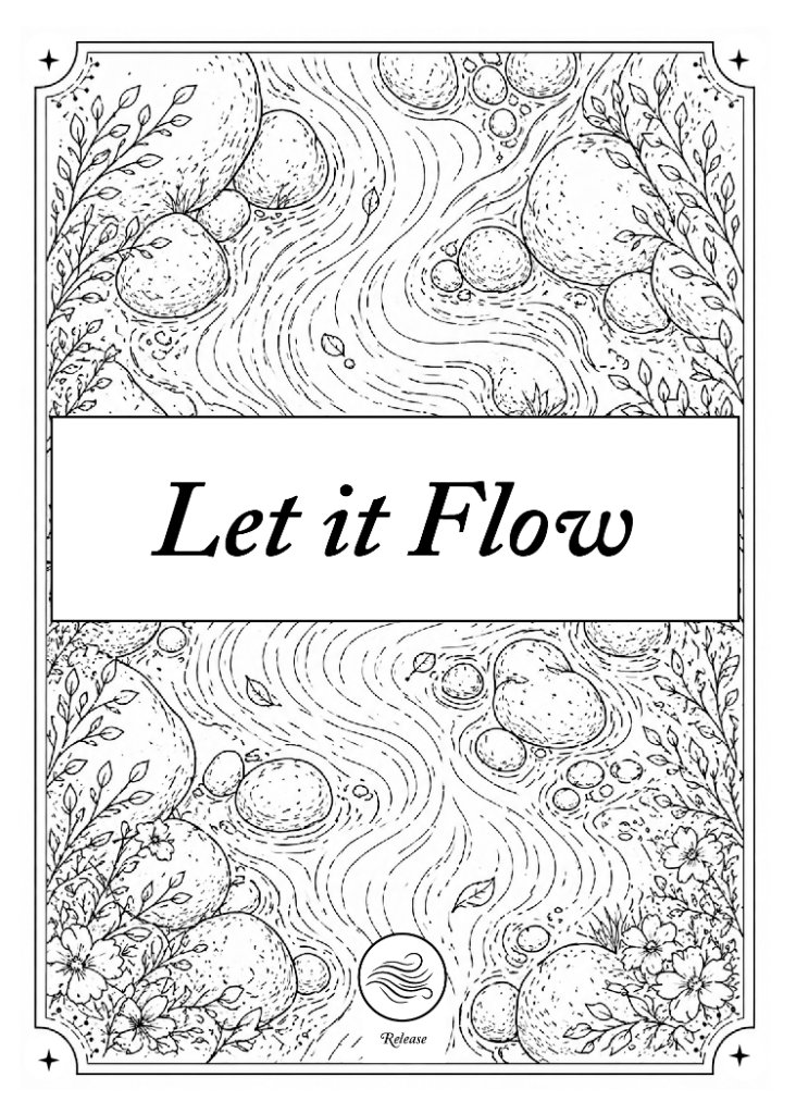 A Place to Let It Flow — Coloring Lantern Card