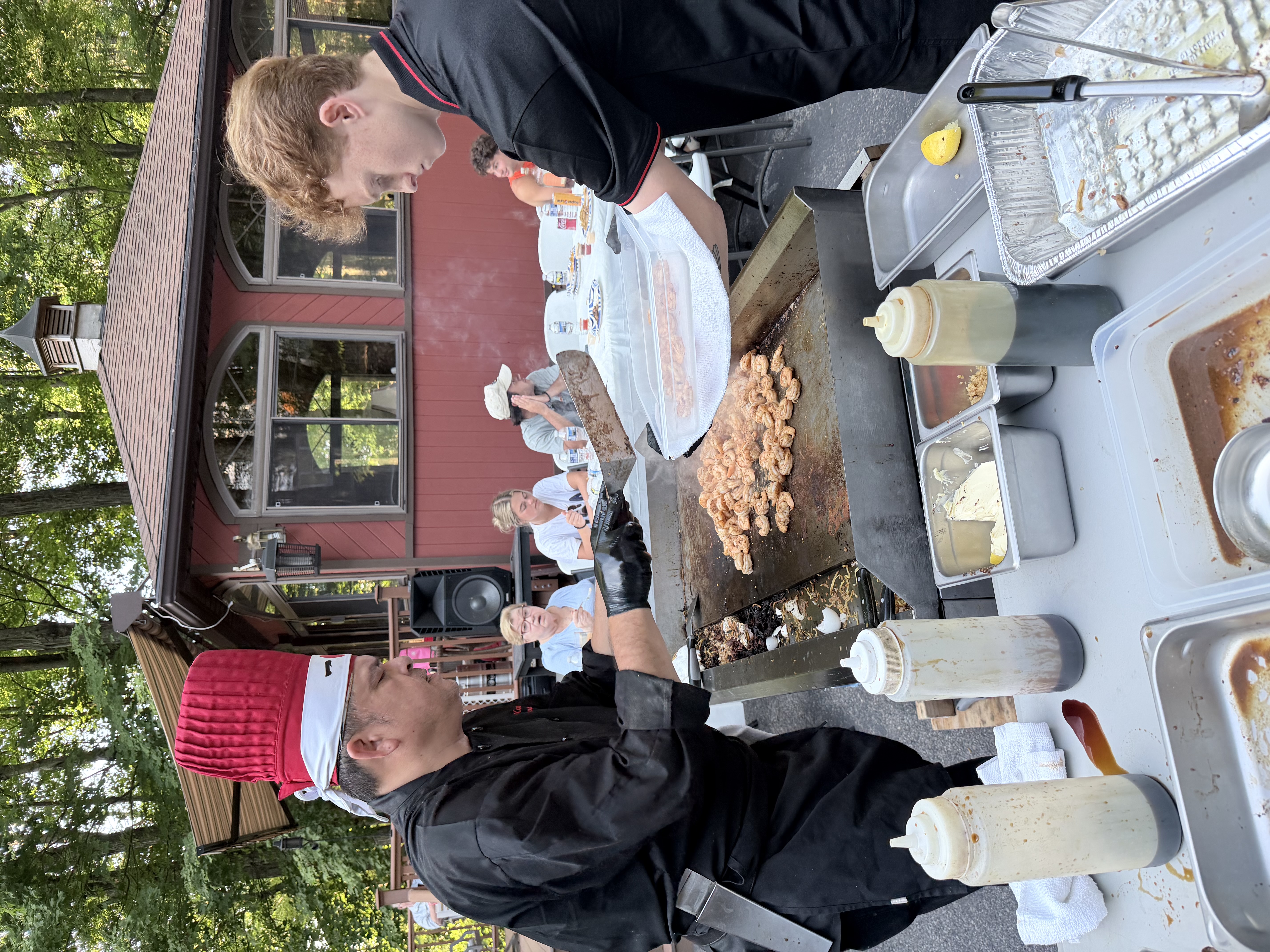 Lotus Tea hibachi catering event 6