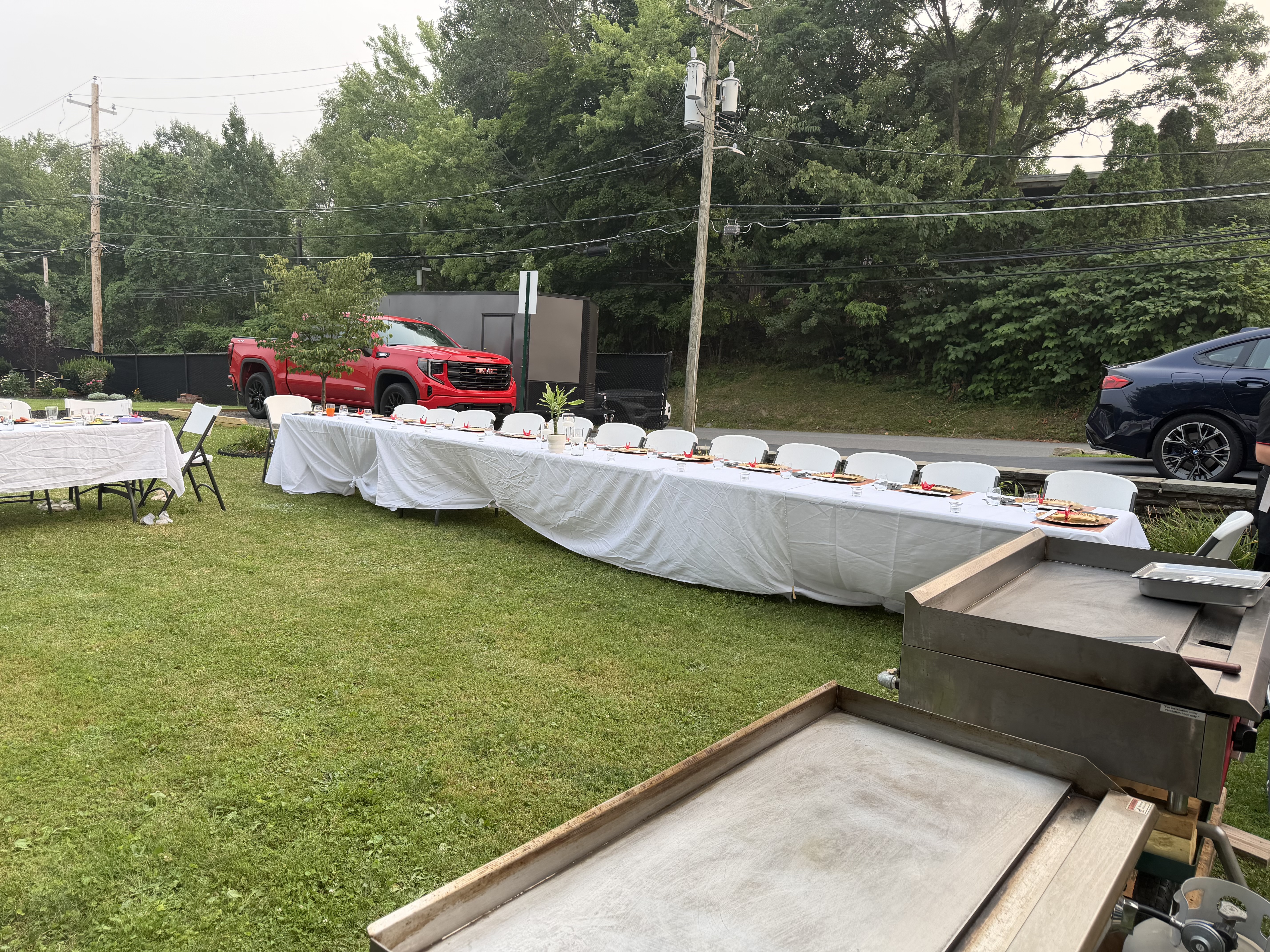 Lotus Tea hibachi catering event 16
