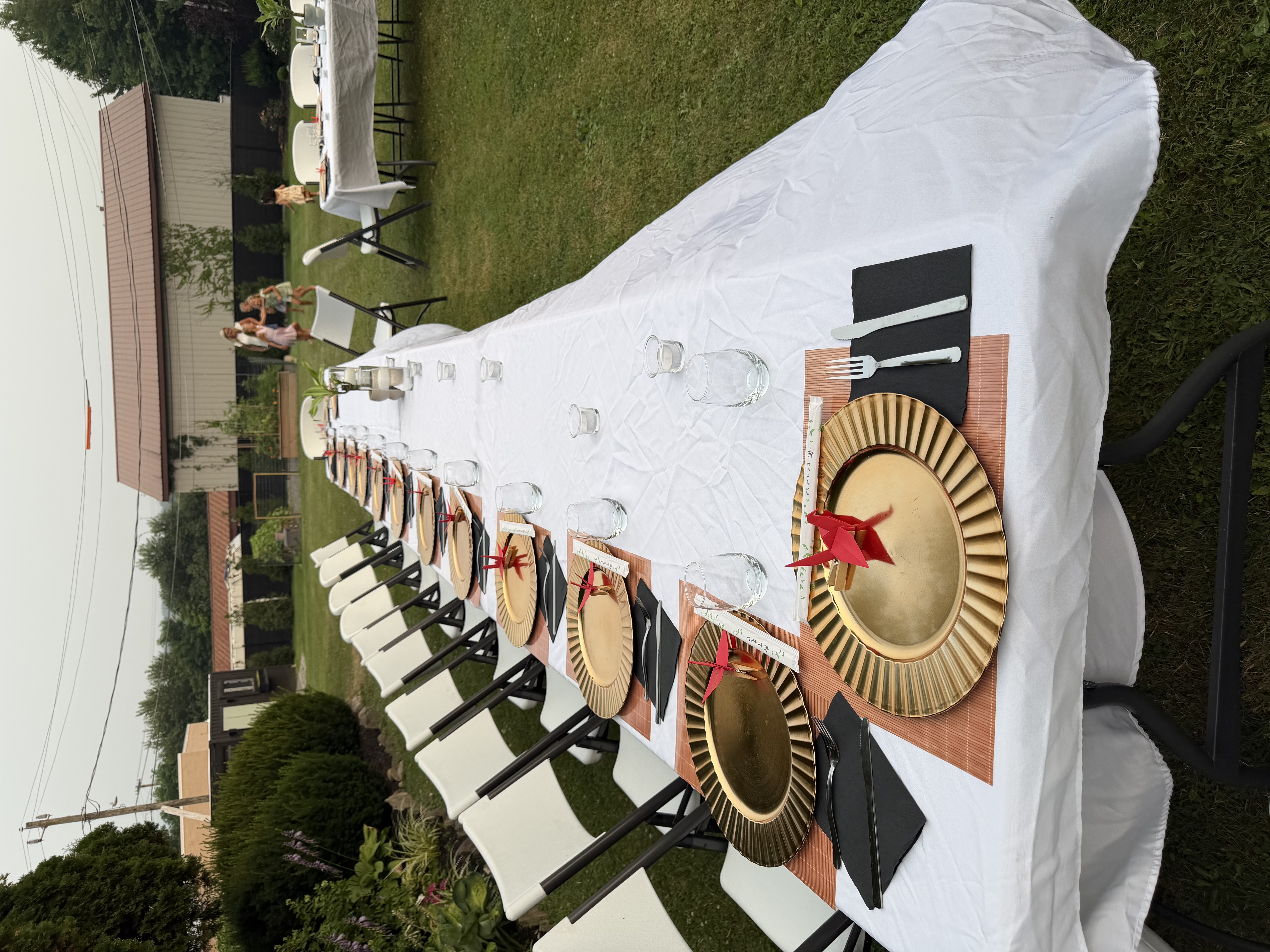 Lotus Tea hibachi catering event 22