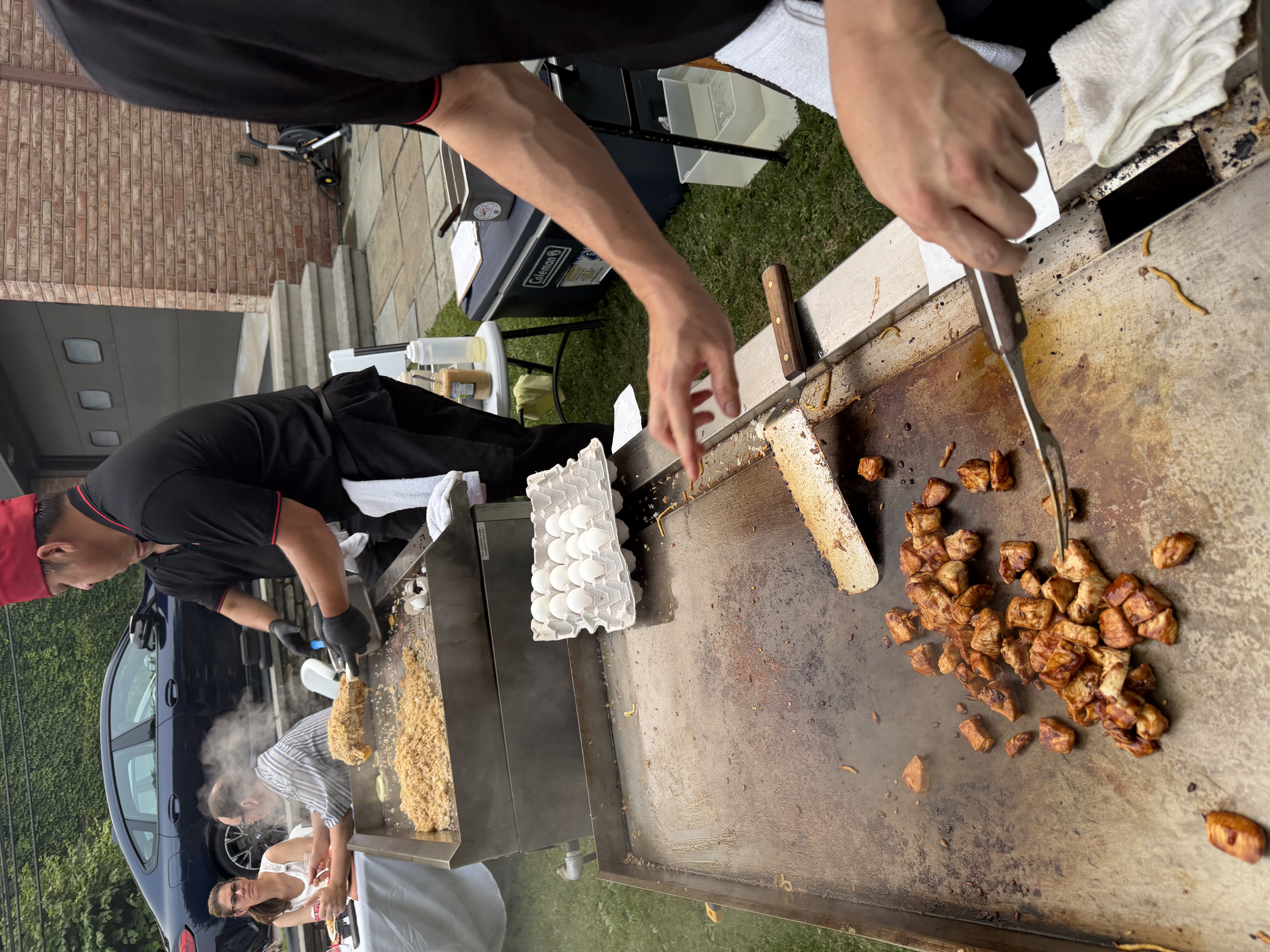 Lotus Tea hibachi catering event 32